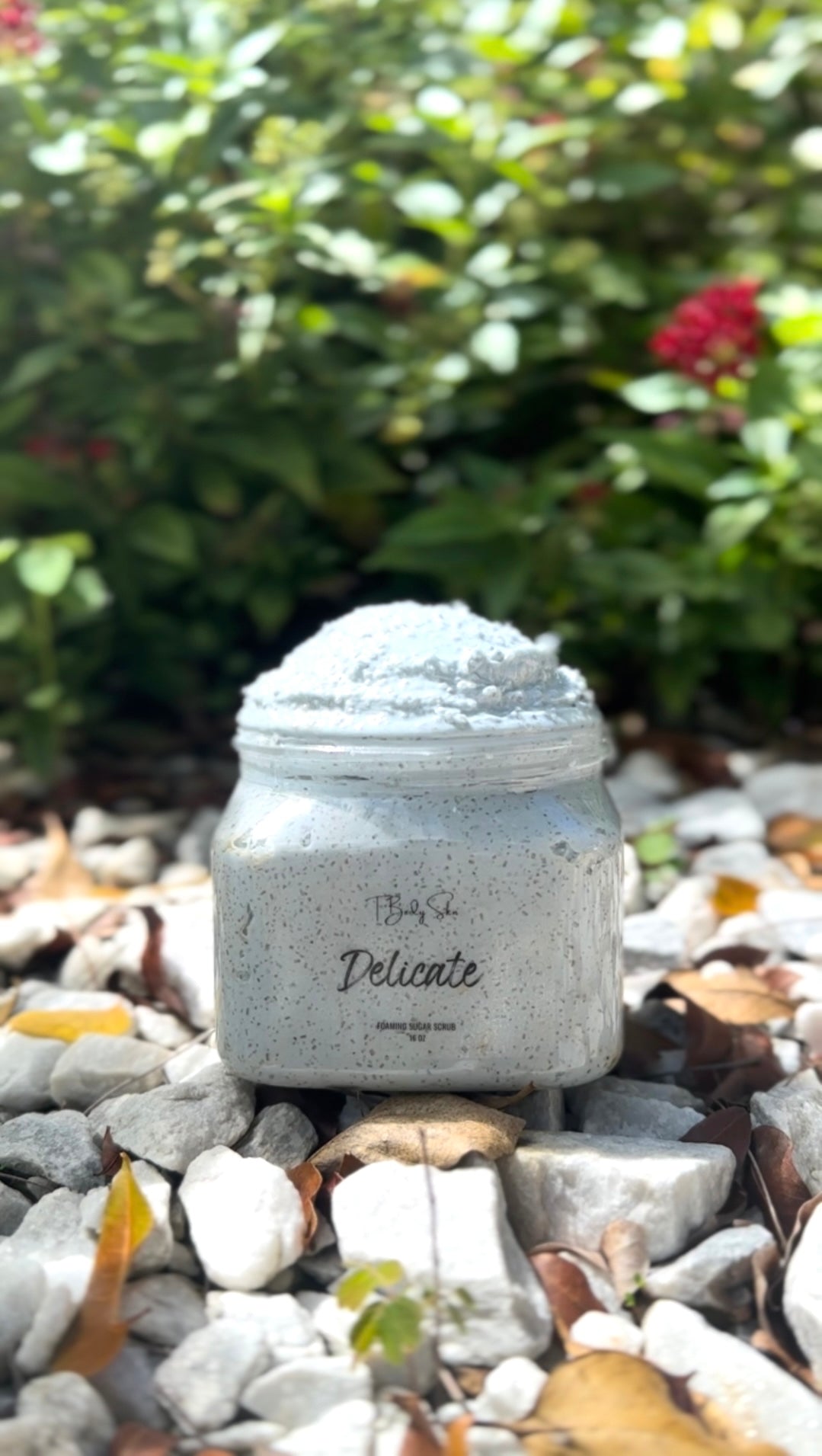 Delicate Foaming sugar scrub